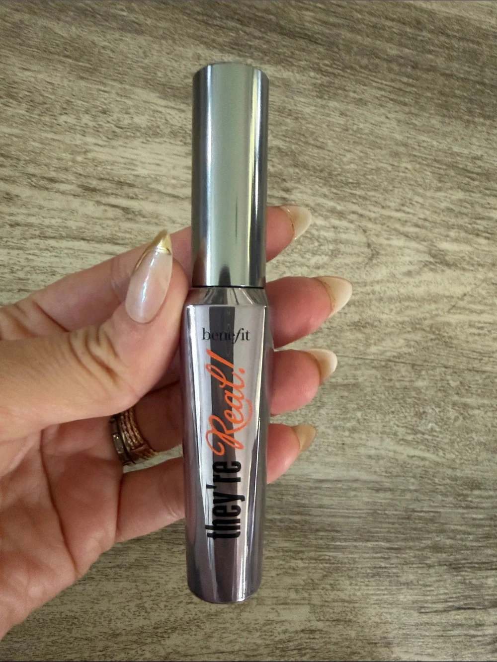 Benefit They're Real! Mascara — Silver with Orange Logo